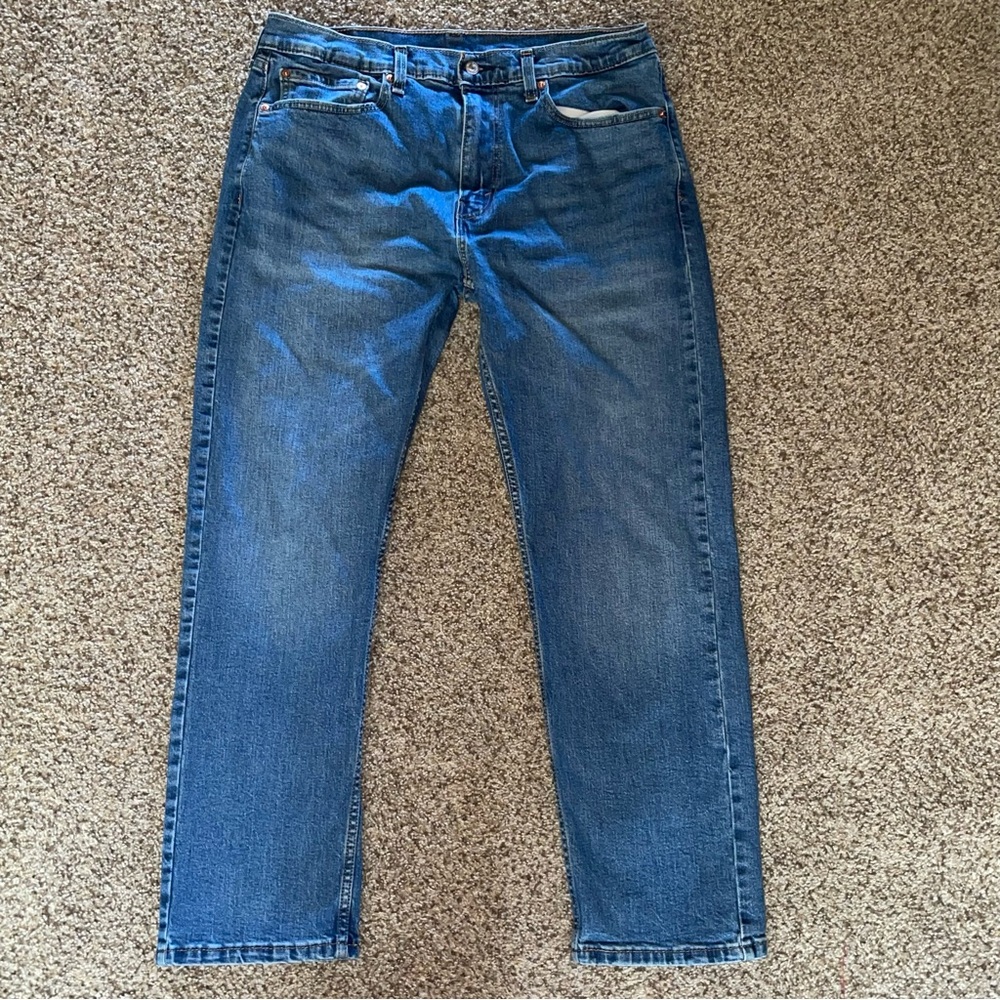 Levi's 505 Jeans Men's Size 36x30 Straight Leg Denim Blue Jeans Pants Western